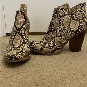 Michael by Michael Shannon Snakeprint Boots